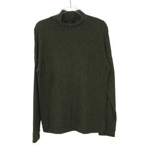 Forever 21 Forrest Green Mock Neck Turtleneck Sweater Medium Cozycore Classic